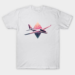 Glider Sailplane Biplane T-Shirt